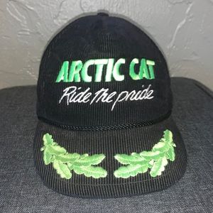 Vintage Artic Cat Corduroy Snapback Hat